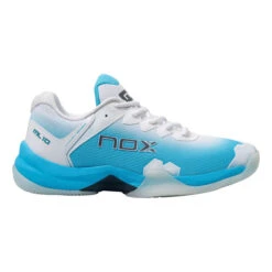 NOX ML10 Hexa Padelschuh Damen - Weiß, Hellblau