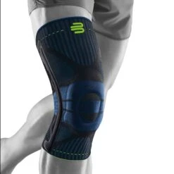 Bauerfeind Sports Knee Support Kniebandage - Schwarz, Dunkelblau -Wilson Verkaufsgeschäft 00010000 10 1