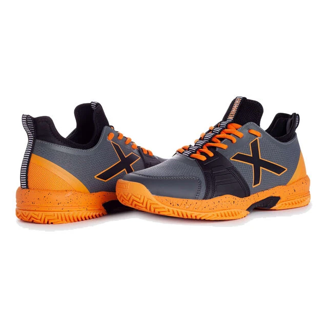 Munich Oxygen Padelschuh Herren - Grau, Orange 7 Munich Oxygen Padelschuh Herren - Grau, Orange – Bild 5