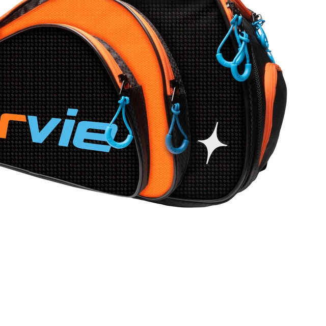 Dronos Tour Padelschlägertasche - Orange, Schwarz 6 Dronos Tour Padelschlägertasche - Orange, Schwarz – Bild 4