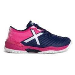 Munich Padx 33 Padelschuh Damen - Dunkelblau, Pink