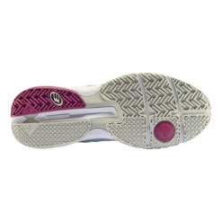 BULLPADEL Flow Hybrid Fly 22v Padelschuh Damen - Weiß, Berry -Wilson Verkaufsgeschäft 00038000 0 5