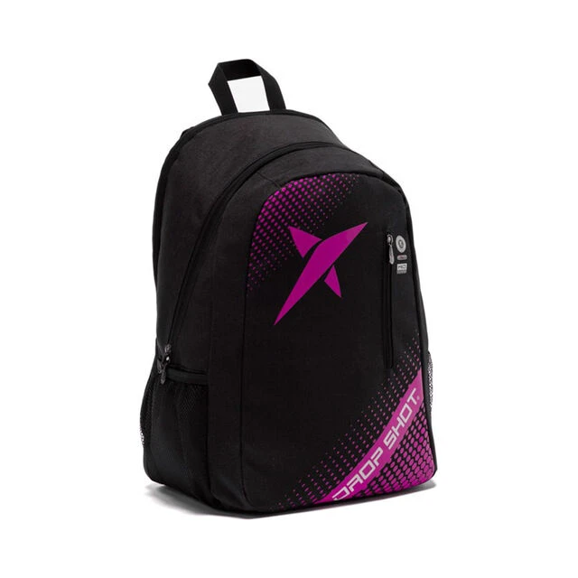 DROP SHOT Essential Rucksack - Schwarz, Rosa 5 DROP SHOT Essential Rucksack - Schwarz, Rosa – Bild 3