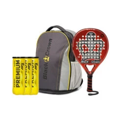 BLACK CROWN Piton 10 (plus Schlägertasche, Plus 3x Balldose)