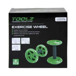 Exercise Wheel - Dual Trainingsgerät - Grün, Schwarz 14 Exercise Wheel - Dual Trainingsgerät - Grün, Schwarz -Wilson Verkaufsgeschäft 0007100000 10