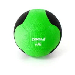 6kg Medizinball - Grün, Schwarz