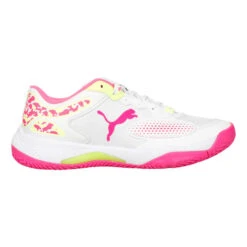 Puma Solarcourt RCT Padelschuh Damen - Weiß, Pink