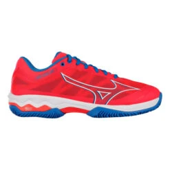 Mizuno Wave Exceed LGT Padelschuh Damen - Rot, Blau