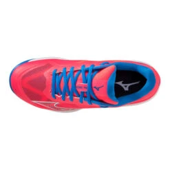 Mizuno Wave Exceed LGT Padelschuh Damen - Rot, Blau -Wilson Verkaufsgeschäft 00715000 0 4