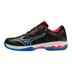 Mizuno Wave Exceed LGT Padelschuh Herren - Schwarz, Blau -Wilson Verkaufsgeschäft 00716000 0 3