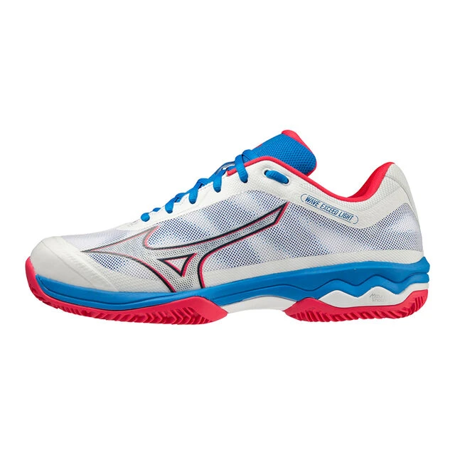 Mizuno Wave Exceed LGT Padelschuh Herren - Weiß, Blau 4 Mizuno Wave Exceed LGT Padelschuh Herren - Weiß, Blau – Bild 2