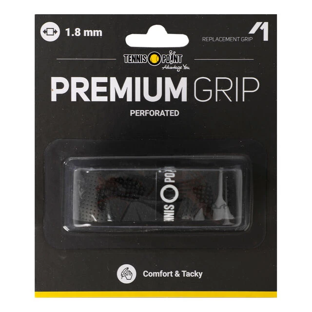 Premium Grip Perforated 1er Pack - Schwarz 3 Premium Grip Perforated 1er Pack - Schwarz