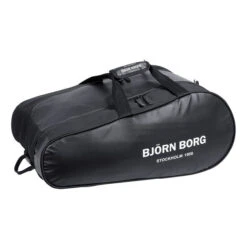 BJØRN BORG Racket Bag L Padelschlägertasche - Schwarz, Weiß