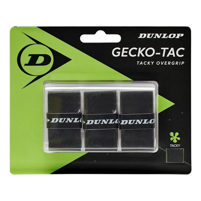 Dunlop Gecko-Tac 3er Pack - Schwarz 3 Dunlop Gecko-Tac 3er Pack - Schwarz