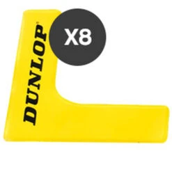Dunlop Markierungsecke 8er Pack - Gelb