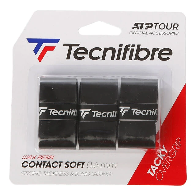TECNIFIBRE Contact Soft 3er Schwarz - Schwarz 3 TECNIFIBRE Contact Soft 3er Schwarz - Schwarz