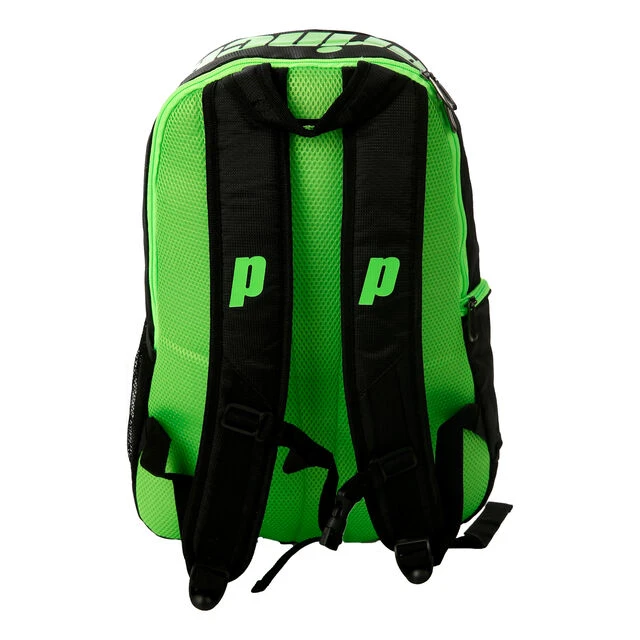 PRINCE Rucksack - Schwarz, Neongrün 4 PRINCE Rucksack - Schwarz, Neongrün – Bild 2