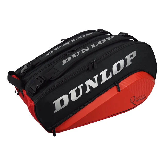 Dunlop Elite (Moyano) Padelschlägertasche - Schwarz, Rot 3 Dunlop Elite (Moyano) Padelschlägertasche - Schwarz, Rot