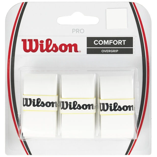 Wilson Pro Overgrip 3er Pack - Weiß 3 Wilson Pro Overgrip 3er Pack - Weiß