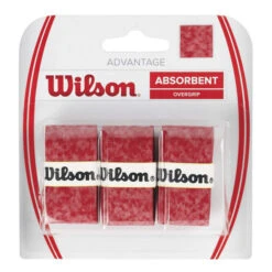 Wilson Advantage Overgrip 3er Pack - Rot