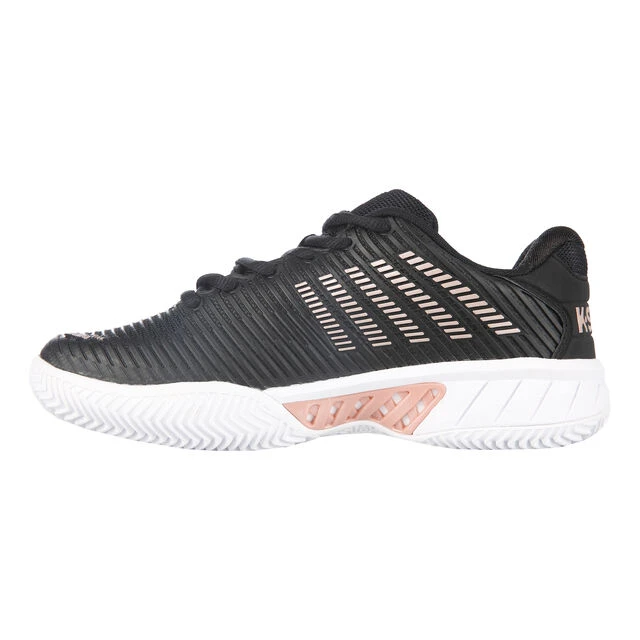 K-Swiss Hypercourt Express 2 Sandplatzschuh Damen - Schwarz, Gold 4 K-Swiss Hypercourt Express 2 Sandplatzschuh Damen - Schwarz, Gold – Bild 2