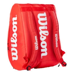 Wilson Super Tour Padelschlägertasche - Rot, Weiß 6 Wilson Super Tour Padelschlägertasche - Rot, Weiß -Wilson Verkaufsgeschäft 0228900000 0 2